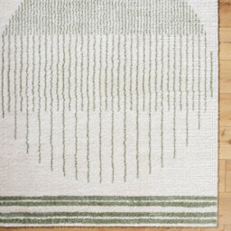 Livabliss Fossay Shaggy-Washable Beige Brown Green Grey Global High Pile Living Bedroom Rug 140 X 200 Cm Easy Care, Non Shedding - thumbnail 7