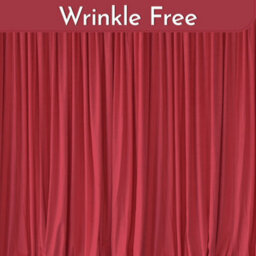 Neel Blue Red Velvet Backdrop Curtain Wrinkle-Free Polyester Fabric Background With Drapes, 3X3 Metres - thumbnail 4