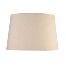 Lighting Supermarket Crystal Glass Leaf Design Modern Chrome Table Lamp With Natural Linen Shade - thumbnail 5