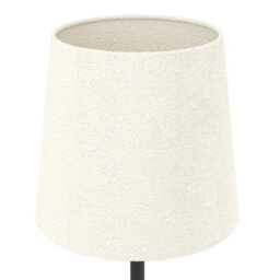 Eglo Febres Natural Fabric & Black Steel Contemporary Table Lamp - thumbnail 4
