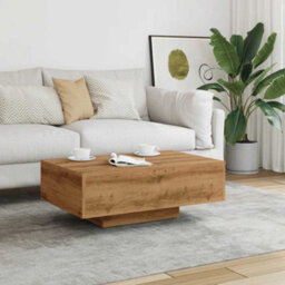 Berkfield Coffee Table Artisan Oak 85X55X31 Cm Engineered Wood - thumbnail 3