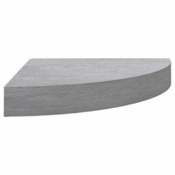Vidaxl Wall Corner Shelves 2 Pcs Concrete Grey 35X35X3.8 Cm Mdf - thumbnail 4