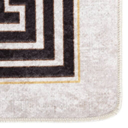 Walplus Rug Washable 80X150 Cm Light Beige Anti Slip - thumbnail 3