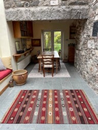 Second Nature Online Zanskar Kilim Rug Handmade In Wool Geometric Design / 75 Cm X 120 Cm - thumbnail 4
