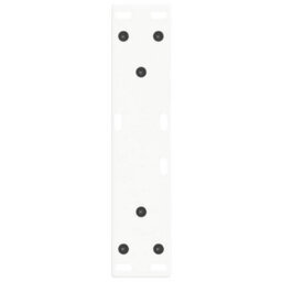 Berkfield Coffee Table Legs V-Shape 2 Pcs White 38X(42-43.3) Cm Steel - thumbnail 7
