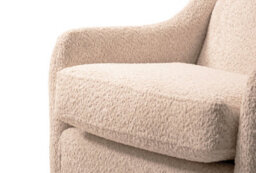 Modern Home Cassie Accent Chair - Cream & Gold - thumbnail 3