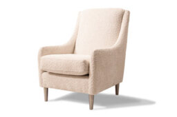 Modern Home Cassie Accent Chair - Cream & Gold - thumbnail 1