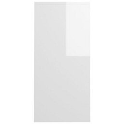 Berkfield Notebook Desk High Gloss White 102.5X35X75 Cm Engineered Wood - thumbnail 4