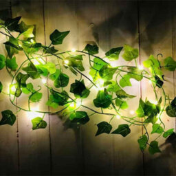 10M Led Maple Leaf String Lights For Home Wedding Patio Christmas Deco Green Leaf  Rattan R - thumbnail 4