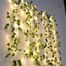 10M Led Maple Leaf String Lights For Home Wedding Patio Christmas Deco Green Leaf  Rattan R
