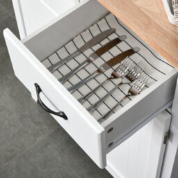 Homcom Simple Kitchen Cupboard Storage Cabinet W/ Drawer Living & Dining Room - thumbnail 9