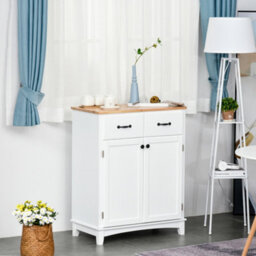 Homcom Simple Kitchen Cupboard Storage Cabinet W/ Drawer Living & Dining Room - thumbnail 2