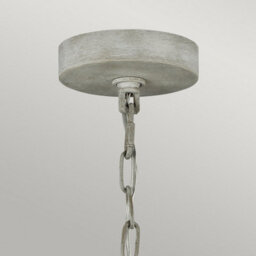 Luminosa Lighting Elstead Feiss Maryville 3 Light Chandelier Washed Grey - thumbnail 3