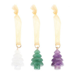 Something Different Christmas Tree Decoration (Pack Of 3) White/green/purple (One Size) - thumbnail 1