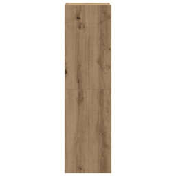 Berkfield 3 Piece Tv Cabinet Set Wall-Mounted Artisan Oak Engineered Wood - thumbnail 7