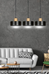 Emibig Lighting Emibig Torin Pendant Lamp  3 X E27 Black - thumbnail 9