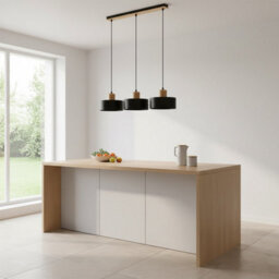 Emibig Lighting Emibig Torin Pendant Lamp  3 X E27 Black - thumbnail 6