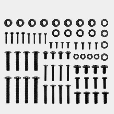 Vonhaus Universal Tv Mount Screws Kit Hardware, Monitors Up To 80'' Includes M4, M5, M6 & M7 Screws, Spacers And Washers, 68Pc - image 1