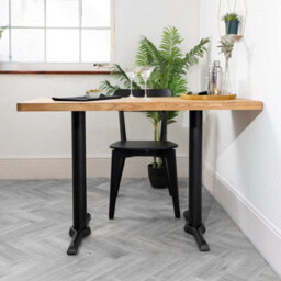 domli Solid Wood Oak Table Top - 1200M X 600mm X 27mm - Top Grade European Wooden Large Square Kitchen Dining Tabletop Worktop Desktop - thumbnail 4