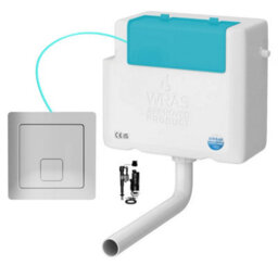 FNX Bathrooms Bubly Bathrooms™ Furniture Set - Cloakroom Vanity Unit Basin Sink And 500mm Back To Wall Toilet Wc With Cistern, Plate, Tap, Waste - thumbnail 5