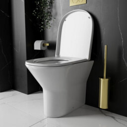 FNX Bathrooms Bubly Bathrooms™ Furniture Set - Cloakroom Vanity Unit Basin Sink And 500mm Back To Wall Toilet Wc With Cistern, Plate, Tap, Waste - thumbnail 4