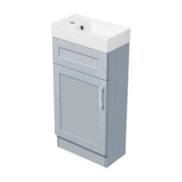 Grey 400mm Bathroom Vanity Unit With Basin Sink Bathroom Storage Cabinet - thumbnail 6