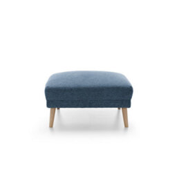 Abakus Direct Harper Collection Footstool In Dark Blue - thumbnail 3