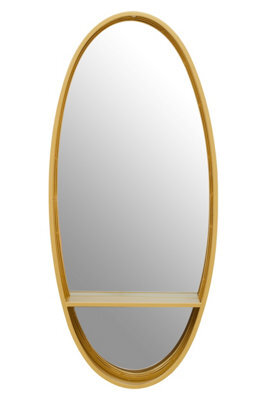 Orsina Avento Gold Oval Wall Mirror - image 1