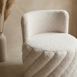 Garden Greatness Alex Swivel Teddy Armchair Fabric - thumbnail 2