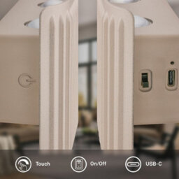 Briloner Beige Wall Light Led Rechargeable Cordless 250Lm Up And Down 2700K Hallway Bedroom 285X90X45mm - thumbnail 5
