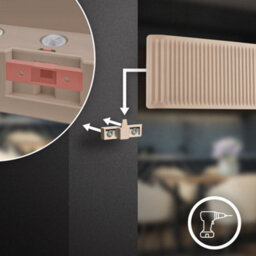 Briloner Beige Wall Light Led Rechargeable Cordless 250Lm Up And Down 2700K Hallway Bedroom 285X90X45mm - thumbnail 4