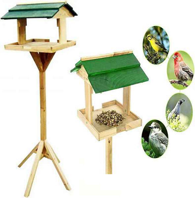Traditional Wooden Bird House Table - image 1