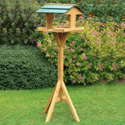 Traditional Wooden Bird House Table - thumbnail 3