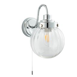 Harbour Studio Regan Gloss Bathroom Wired Led Wall Light - thumbnail 2