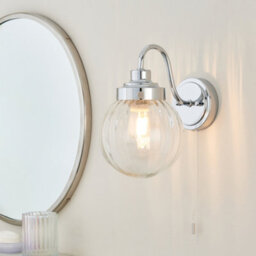 Harbour Studio Regan Gloss Bathroom Wired Led Wall Light - thumbnail 1