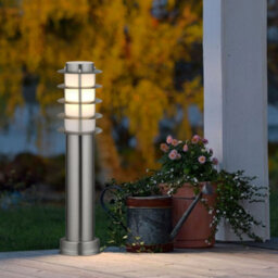 Long Life Lamps Company Modern Outdoor Bollard Light Stainless Steel Opaque Diffuser Zlc316K - thumbnail 9