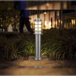 Long Life Lamps Company Modern Outdoor Bollard Light Stainless Steel Opaque Diffuser Zlc316K - thumbnail 8