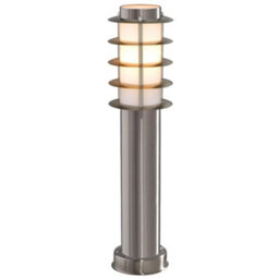 Long Life Lamps Company Modern Outdoor Bollard Light Stainless Steel Opaque Diffuser Zlc316K - thumbnail 4