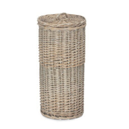 Red Hamper H200 Grey Wash Round 3 Toilet Roll Holder - thumbnail 1