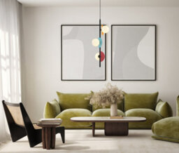 Luminosa Lighting Luminosa Nauti Pendant Ceiling Light Blue, Orange, Pink 3Xg9 - thumbnail 3
