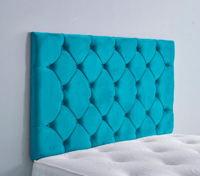 "Adore Designs Colchester Plush Velvet 4Ft Small Double 36"" Headboard - Mallard"