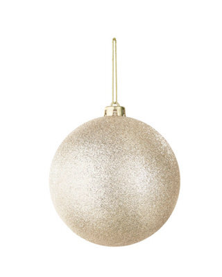 Werchristmas Latte Extra Large Shatterproof Bauble Glitter 15 Cm - image 1