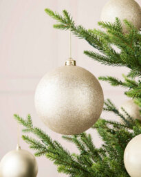 Werchristmas Latte Extra Large Shatterproof Bauble Glitter 15 Cm - thumbnail 3