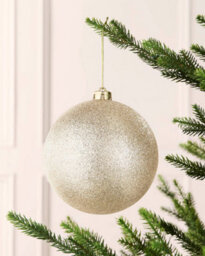 Werchristmas Latte Extra Large Shatterproof Bauble Glitter 15 Cm - thumbnail 2