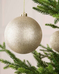 Werchristmas Latte Extra Large Shatterproof Bauble Glitter 15 Cm - thumbnail 4