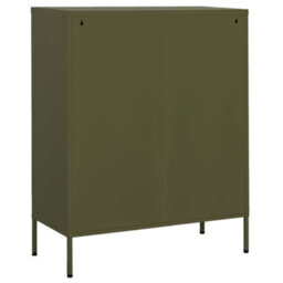 Vidaxl Storage Cabinet Olive Green 80X35X101.5 Cm Steel - thumbnail 5