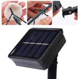 12Led Solar Mushroom Light Fairy String Lights Led Light Garden Decor Outdoor  Warm White (15.5 Ft) - thumbnail 5