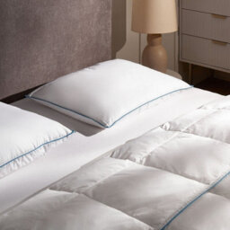 Wyld And Coco Luxenest Low Bed Pillow 50 X 60 Cm - White Duck Feather And Down With Premium Cotton Casing - thumbnail 2