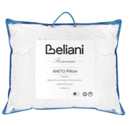 Wyld And Coco Luxenest Low Bed Pillow 50 X 60 Cm - White Duck Feather And Down With Premium Cotton Casing - thumbnail 5