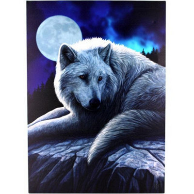 Lisa Parker Guardian Of The North Plaque Blue (Small)